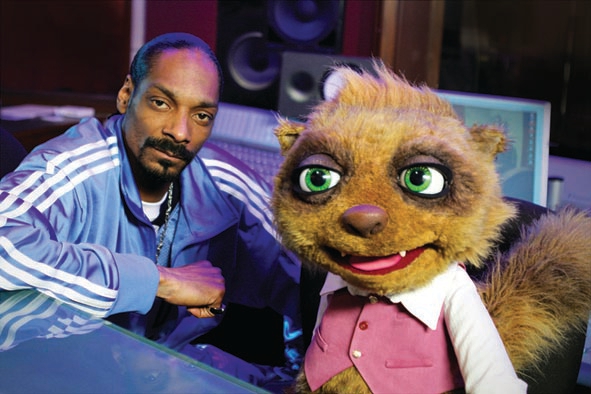 Snoop and Rico recording studio